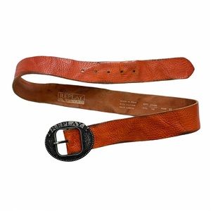 Vintage Replay leather belt made in Italy western